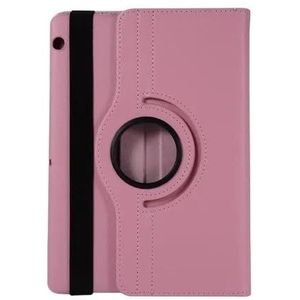 360 draaibare hoes geschikt for Huawei MediaPad T5 10.1 M5 8.4 10.8 tablethoes (Color : Pink, Size : For T5 10.1)