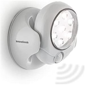 InnovaGoods® LED lamp met bewegingssensor Lumact 360º, met 360 graden LED-licht en compact ontwerp. Nachtverlichting, ideaal voor thuis en op kantoor.