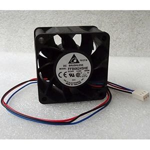 Original FFB0624SHE -BR00 6038 24V 0.4A 3line stall alarm inverter cooling fan