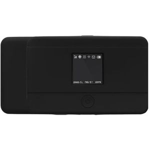 kwmobile mifi hoesje compatibel met TP Link M7350 4G hoes - Silicone mifi router case - Mifi beschermhoes in zwart