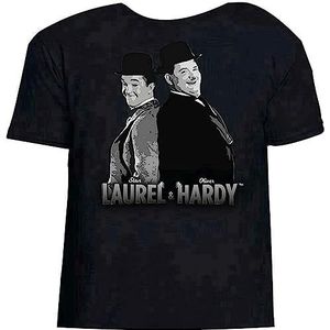 Laurel and Hardy (Stan & Ollie) - Back to Back Mens T Shirt Size XL