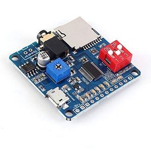 Voice Playback Module MP3, Voice Afspelen Board MP3 UART I/O Trigger Versterker Klasse D 5 W SD/TF-kaart Spelen Seriële Poort Controle Afspelen Compatibel voor