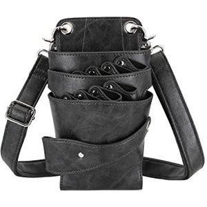 kappers tas， Multifunctionele kappersschaartas, gereedschapsriemtas, stylistenriem for kappers(Grey)