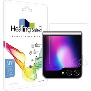 Healingshield Screen Protector Oleophobic AFP Clear Film Compatible with Samsung Galaxy Z Flip 5 [Front 2pcs]