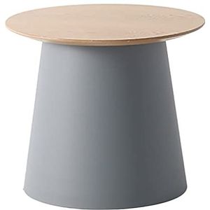 Exquisite Sofa Bijzettafel, Scandinavische Eenvoudige Houten Desktop Salontafel, Woonkamer Maat Combinatie Ronde Salontafel, Slaapkamer Nachtkastje (Kleur: A, Maat: 49x42cm)