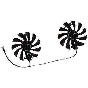 2 stuks/set, videokaartventilator, grafische mijnkoeler, voor GALAX P104-100 4GB