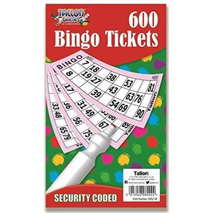 600 Bingo Tickets briefpapier Multi Game Toys Kids Adult Fun Boeken Pagina's Jumbo