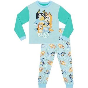 Bluey Pyjamas, Jongens Pyjamas, Jongens Pyjama Sets, Blauw 92