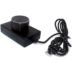 DollaTek Lossless USB-volumeregelaar, computerluidspreker, audio-volumeregelaar met één mute-knop, ondersteuning voor Win7/8/10/XP/Mac/Vista Android