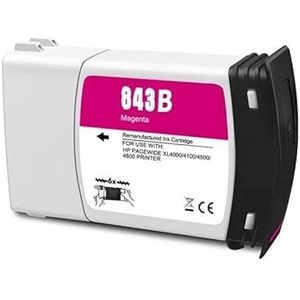 Geschikt for H-*0P 843A 843B inktpatronen PageWide XL4000 XL5000 5100 hogesnelheidsprinter en(843B-M)