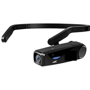 Digitale Camera, Videocamera Hoofdgemonteerde draagbare FPV 4K-camcorder Webcam Vlog Blogger(With TF card 32GB,EP6 with control)