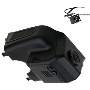 Auto WiFi DVR Dashcam Rijvideorecorder Compatibel met Mercedes Benz GLA MB X156 GLA180 GLA200 220 GLA250 GLA260(Front And Back black)