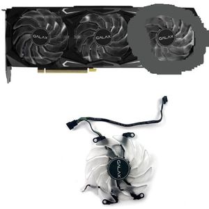 Koelventilator 87mm 4-pins RTX3070 3080 3090 GPU-ventilator voor GALAX KFA2 RTX 3060 3070 Ti SG (1-klik OC-functie) grafische kaart(C)