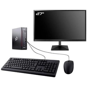PC Fujitsu Q956 Mini Tiny Display 27 inch Intel I7-6700T RAM 32GB SSD 2TB W11 WiFi (gereviseerd)