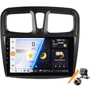 Y500s,Android 15.0 Autostereo Vervanging voor Logan sandero/symbol 2014-2019 Radio GPS Sat Navi 9'' Cartablet Multimedia Video Player FM BT Ontvanger met 4G WiFi Android Auto Carplay