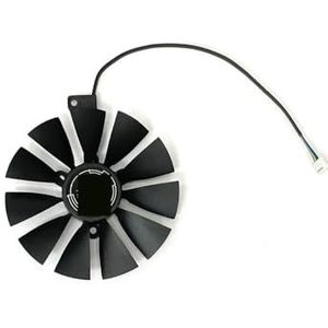 87mm FDC10U12S9-C 4-pins DUAL voor geavanceerde OC-koelventilator voor ASUS voor GeForce RTX 2080 2070 2060 grafische kaartkoelventilator(Black B-Fan)