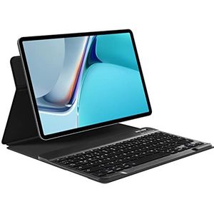 Laetas Toetsenbordhoes voor Huawei Matepad 11, afneembaar draadloos toetsenbord voor matepad 2021, Duits QWERTZ toetsenbord met Smart Cover