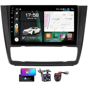 Android 13 systeem 2 Din Autoradio Stereo voor BMW 1-Series E88 E82 E81 2004-2011 9 inch touchscreen met GPS Navigatie Carplay Android Auto/Bluetooth 5.0/FM RDS Radio/4G WiFi/DSP(B,NF-6)