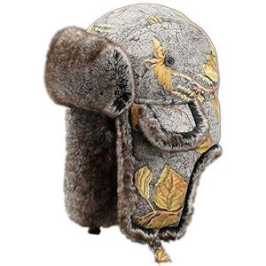 Unisex Winter Trooper Hat Collection for Men and Women Ushanka Ear Flap Chin Strap,Suede