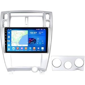 Android 11 Dubbel Din Stereo Auto Multimedia Radio Voor Hyundai Tucson 2004-2009 9 Inch Dubbel Din Auto Stereo Head unit Ondersteuning 4G WIFI Bluetooth Stuurbediening Carplay(A600S 4G+WIFI 8-Core 6G