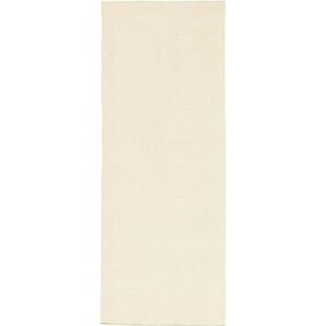 RugVista Handloom flat, Vloerkleed, Kelim Modern, 200 x 80 cm, Rechthoekig, Laagpolig, Woonkamer, Slaapkamer, Hal, Alleen chemisch reinigen, Care & Fair gecertificeerd, Natural