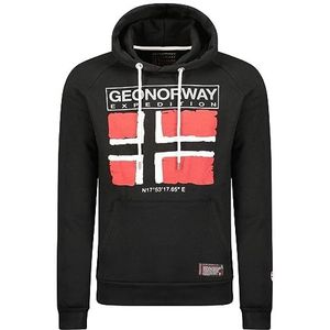 Geographical Norway - GAELIG herentrui met lange mouwen, Zwart, M