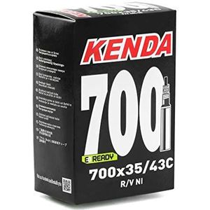 KENDA Presta 700 35/43C R/V afneembare fietscamera 40 mm uniseks volwassenen, zwart, één maat