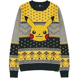 Pokémon Pikachu Christmas jumper meerkleurig L 50% katoen, 50% polyacryl Fan merch, Gaming, Kerstmis