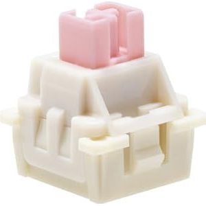 FANNIXI Magnetische Schakelaar Beige Roze Schakelaar Lineair Geen Spelden voor Specifiek Magnetisch mechanisch toetsenbord (OTM Mag BP x70)