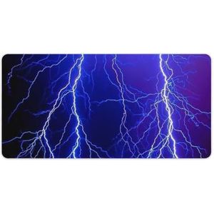 Blue Thunder Storm Mode Bureau Muismat Antislip Gaming Muismat Accessoires Decor 30x60cm