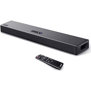 OXS S3 soundbar voor tv, thuisbioscoopaudio met Bluetooth 5.0, dynamische bas, 3D-surround-geluid, dialoogverbetering, AUX/optisch/coaxiaal compatibel, meerdere geluidsmodi, wandmonteerbaar