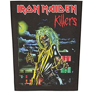 Iron Maiden Killers Embleem meerkleurig 95% katoen, 5% polyester 25 x 35 cm Band merch, Bands