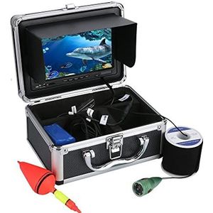 Onderwatercamera, 2 0m / 30m / 50m 7 '' Kleur digitaal LCD 1000TVL Vis vinder HD DVR Recorder Waterdichte visserijvideo onderwater visserijcamera(SYF002MD-20M)