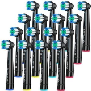 REDTRON Vervanging borstelhoofden voor Oral B (16 tellen), Precisie Reiniging Tandenborstel Vervangingskoppen, Elektrische tandenborstel hoofden compatibel met Pro1000 Pro3000 Pro5000 Pro7000