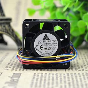 CPU cooler 4CM 4wire PWM 4028 12V 0.87A TFB0412EHN SERVER cooling fan