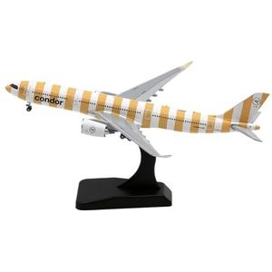 Schaalmodel Vliegtuig Legering Collectible Vliegtuig 1:400 Voor Condor Airlines Airbus A330-900NEO ""Bruin"" Diecast Vliegtuigen Jet Model Vliegtuig Collectie