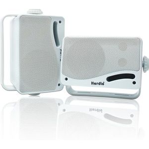 Herdio - Bluetooth Outdoor Luidspreker - 3,5 Inch - Waterdicht - 200 W - Wit