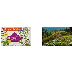 UK-UNIQUE Royal Regime Tea 50 Theezakjes | Afslankthee | Detox Thee voor Gewichtsbeheer - Hulpmiddelen bij de spijsvertering (50 Theezakjes)