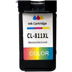 MRHZKE Gereviseerde Inktcartridge PG810 CL811 CL811XL Zwart Voor MP258 MP268 MP276 MP338 MP486 IP2770 (1PC Kleur)