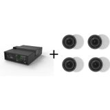 Vivolink Audiopack Subwoofer 8 50W + 4 x ceiling speakers 25W, AUDIOPACK4