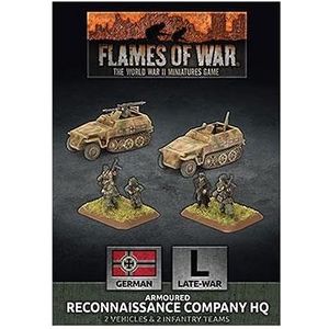 Flames of War: Late Oorlog: Duits: Reconnaissance HQ Platoon (GBX150)