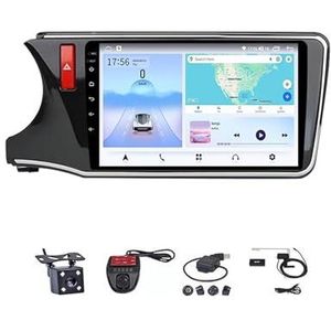 Android 13 Multimedia Speler Auto Radio GPS Navigatie Draadloze Carplay Auto Plug En Play Voor Honda Fit City 2014-2017(4G+WIFI 4G+64G B)