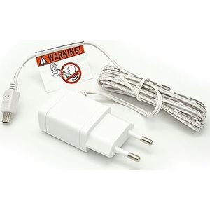 AURUM Oplader voor babyfoon GHB, Boifun, Luvion, Oretti, Cosansys, Oleke, TrueLife, Lionello etc. Babyfoon oplaadkabel