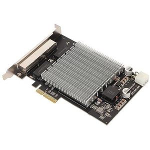 PoE-netwerkkaart, Snelle Gigabit Ethernet-kaart 4 RJ45-poorten 2.5G voor Computer