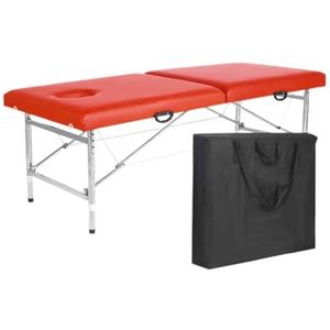 CQCCQ Draagbaar opvouwbaar schoonheidsbed, in hoogte verstelbaar schoonheidsmassagebed met hoofdgat, tatoeagebed, therapiebed, geschikt for spa-salon, tatoeage-schoonheid(Color 10)