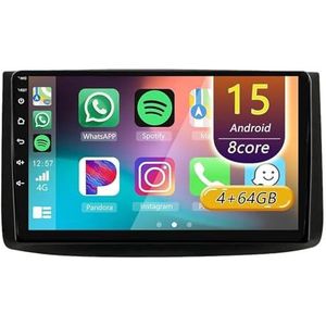 Android 15 Radio,voor Chevrolet AVEO T250 Epica 2006-2012, 9 Inch Touchscreen 2 Din Autoradio Met Wireless CarPlay Android Auto Bluetooth WIFI GPS-navigatie Swc(A 4core (2G+32G))