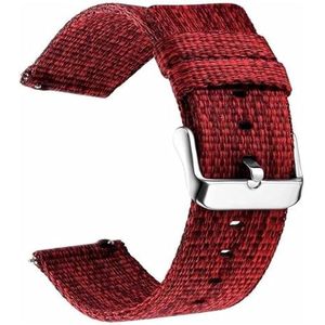 Kijk naar bands Horlogebanden Nylon horlogeband S3 S2 Sport Horlogeband Vervanging Vervangingsband (Kleur: Lichtblauw, Maat: 22 mm) Dagelijks (Color : Red, Size : 20mm)