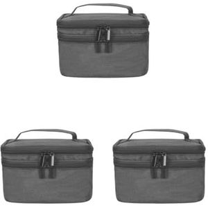 Nagellak Houder Opbergdoos Box Organizer voor 30 Fles 5-15ml Zwart, 3 Set (zwart), 8.4 x 6.8 x 4.9 inch, als beschrijving