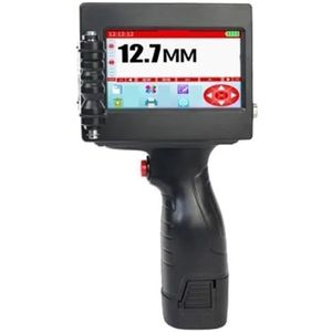 Handheld Printer Slimme Draagbare Inkjetprinter Met Aanraakscherm, Kleine Automatische Digitale Codering, Batchnummer, Prijs QR-code Efficiënt Helderheid(Printer- 2 ink)