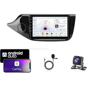 Android 13 Dubbel Din Auto Stereo Touchscreen Auto Stereo Voor KIA CEE'D 2012-2018 Met Bluetooth GPS Navigatie WiFi FM Radio USB/SWC/Plug en Play Ondersteuning Carplay&Android Auto(4 Core Wifi 2G+32G)